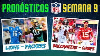 Pronósticos Semana 9  ¿Quién ganará cada partido  NFL 2024 [upl. by Cherrita566]