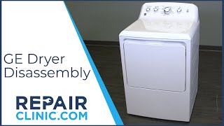 Disassembly  GE Electric Dryer Model GTD42EASJ2WW [upl. by Eugor]