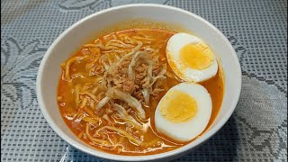 Ilocos Miki Noodle Soup Recipe Ilocano Recipe  Daphne Channel [upl. by Stefa]