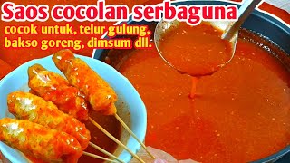 RESEP SAOS RACIKAN UNTUK JUALAN PENTOL CILOK BAKSO GORENG SEMPOL AYAM  DIMSUM MUDAH EKONOMIS [upl. by Dalenna91]