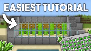 Easiest Automatic SUGAR CANE Farm Minecraft 121 [upl. by Inotna]