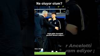 Arda Güler ve Ancelloti Gerginliği devam ediyor 😅 futbol ardagüler [upl. by Marissa]