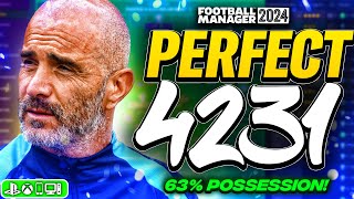 PERFECT 4231 FM24 Tactic Dominates ALL Leagues  Best FM24 Tactics [upl. by Lemire]