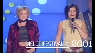 Melodifestivaln genom tiderna Melodifestivalen 2001 [upl. by Assilav]