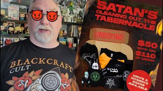 BlackCraft Cult Satans Clearance Mystery Box Unboxing 110 worth of merch for 50 [upl. by Saphra]