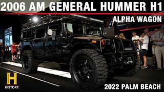 SOLD 2006 AM General Hummer H1 Alpha Wagon wTyler Hoover amp April Rose  BARRETTJACKSON PALM BEACH [upl. by Lorenza393]