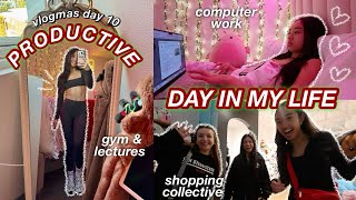 PRODUCTIVE DAY IN MY LIFE AT COLLEGE  Vlogmas Day 10 [upl. by Aivirt910]