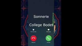 Sonnerie College Bodet Sonnerie Portable Gratuit  Sonneriefrancecom [upl. by Osicran508]