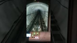 Skiing the Grande Motte in Tignes  Part 1 the climb up in the funiculaire [upl. by Nauht944]