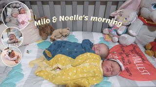 Noelle amp Milos Morning Routine  Sophias Reborns [upl. by Assilam]