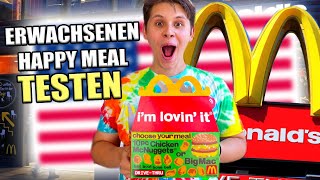 ICH teste DAS ERWACHSENEN HAPPY MEAL VON MCDONALDS🍔😮NEU [upl. by Valdas160]