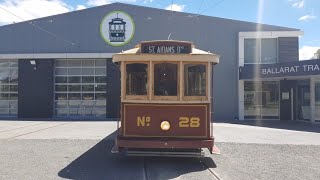 Riding on SEC Ballarat No 28  1916 part 2 tram [upl. by Maureen839]