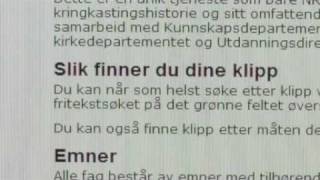 Bli kjent med NRK Skole [upl. by Deerc679]