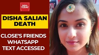 What Happened On The Night Disha Salian Died WhatsApp Texts Of Her Close Friend Reveals Truth [upl. by Yllet529]