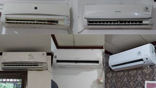 My Air Conditioners 2021 v1  Sharp Daikin Panasonic and LG [upl. by Sdlonyer380]