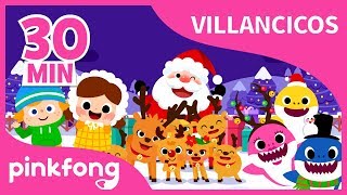 Los Mejores Villancicos Navideños  Recopilación  Villancicos de Navidad  Pinkfong [upl. by Leunas]