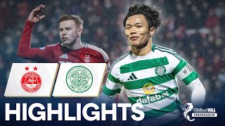 Aberdeen 01 Celtic  Hatate Scores Late to Extend Celtics Lead  William Hill Premiership [upl. by Romola419]