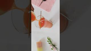 Watch end result 😍 Candle making at home  glass candles candle shorts shortvideo [upl. by Cogen180]