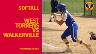 Softball  West Torrens vs Walkerville  Premier league [upl. by Ociral]