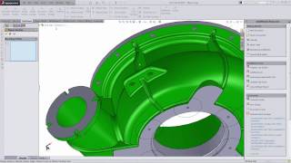 Determine the Interior Volume of a Volute Pump with SOLIDWORKS [upl. by Weisbart]