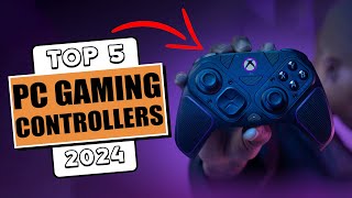 Top 5 BEST Controllers for PC Gaming 2024 [upl. by Aseuqram390]