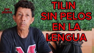 TILIN SIN PELOS EN LA LENGUAjoel y pitufina [upl. by Fasta]