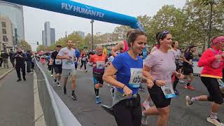 Mainova Frankfurt Marathon Start Part 2 2nd wave All Runners 27 October 2024 [upl. by Amoeji]