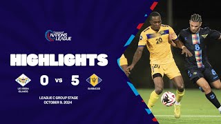 US Virgin Islands vs Barbados  202425 Concacaf Nations League  Group Stage [upl. by Koffman]