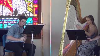 Damase Clarinet and Harp Sonate 2 [upl. by Shelton28]