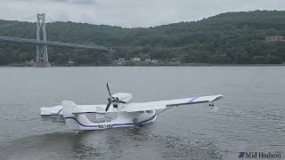 An amphibious plane in Waryas Park was an unusual sight [upl. by Ateekal]