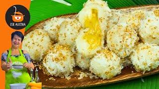 Yema Palitaw Balls  Palitaw with yema filling  Meriyendang Pinoy  Kakaning Pinoy [upl. by Dud]