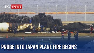 Japan plane crash Investigation starts into how two aircraft collided [upl. by Mitchiner135]