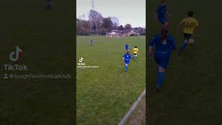 Surely a red card offence 😩🤯 footballtiktok nonleague veo grassrootsfootball football veo [upl. by Anikas]