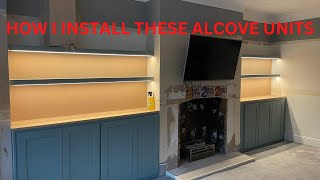 HOW I INSTALL these ALCOVE UNITS install how to video [upl. by Odlavu86]