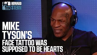 Mike Tyson Originally Wanted Hearts Tattooed on His Face 2013 [upl. by Sturges]