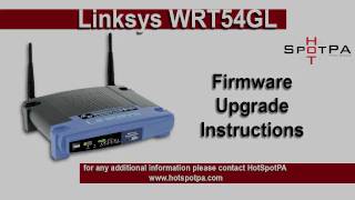 Linksys WRT54GL WiFi Hotspot Router  HotSpotPA [upl. by Doscher]