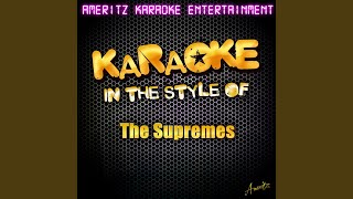 Someday Well Be Together In the Style of the Supremes Karaoke Version [upl. by Eilis134]