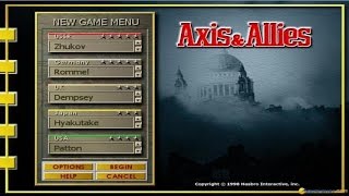 Axis amp Allies gameplay PC Game 1998 [upl. by Paik]