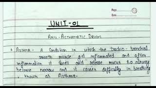 Antiasthmatic Drugs  Introduction  Types  Mechanism of Asthma  Classification  Part 01 [upl. by Yelsnia960]