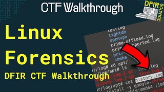 Linux Forensics with Linux  CTF Walkthrough [upl. by Nimzaj431]