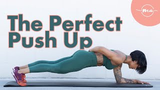 STOP DOING GIRL PUSH UPS AND DO THEM RIGHT THE PERFECT PROGRESSION FOR WOMEN AND BEGINNERS [upl. by Lexi445]