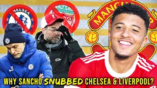 The REAL Reason Sancho Left Dortmund for Man Utd… [upl. by Anwahsed]