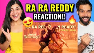 Ra Ra Reddy I’m Ready REACTION  Macherla Niyojakavargam  Nithiin Anjali Mahathi Swara Sagar [upl. by Ellebanna179]