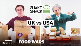 US vs UK Shake Shack  Food Wars [upl. by Reifel]