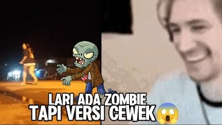 Larilari ada zombie tapi versi cewek😱 [upl. by Hairej]