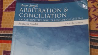 Arbitration and conciliation book Avtar Singh Saurabh Bindal [upl. by Annabelle]