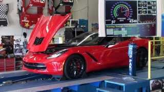 Granatelli Motor Sports  2014 C7 Corvette Stingray Baseline and Ignition Wire Upgrade [upl. by Ordnajela]