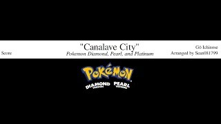 Pokemon DiamondPearlPlatinum  Canalave City  Violin Solo Arrangement [upl. by Eltsirc]