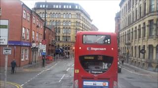 Stagecoach Manchester 50 Full Route Visual Salford Quays MediaCityUK to East Didsbury Parrs Wood [upl. by Cliffes]