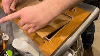 “replacing panel” in CABINET DOOR [upl. by Htebsil]